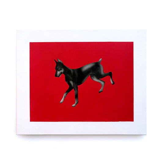 Red doberman